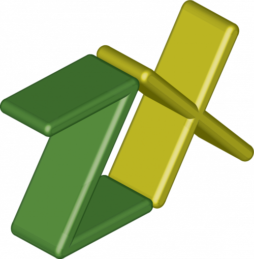 ZX Logo Vector Green+Yellow Icon RGB